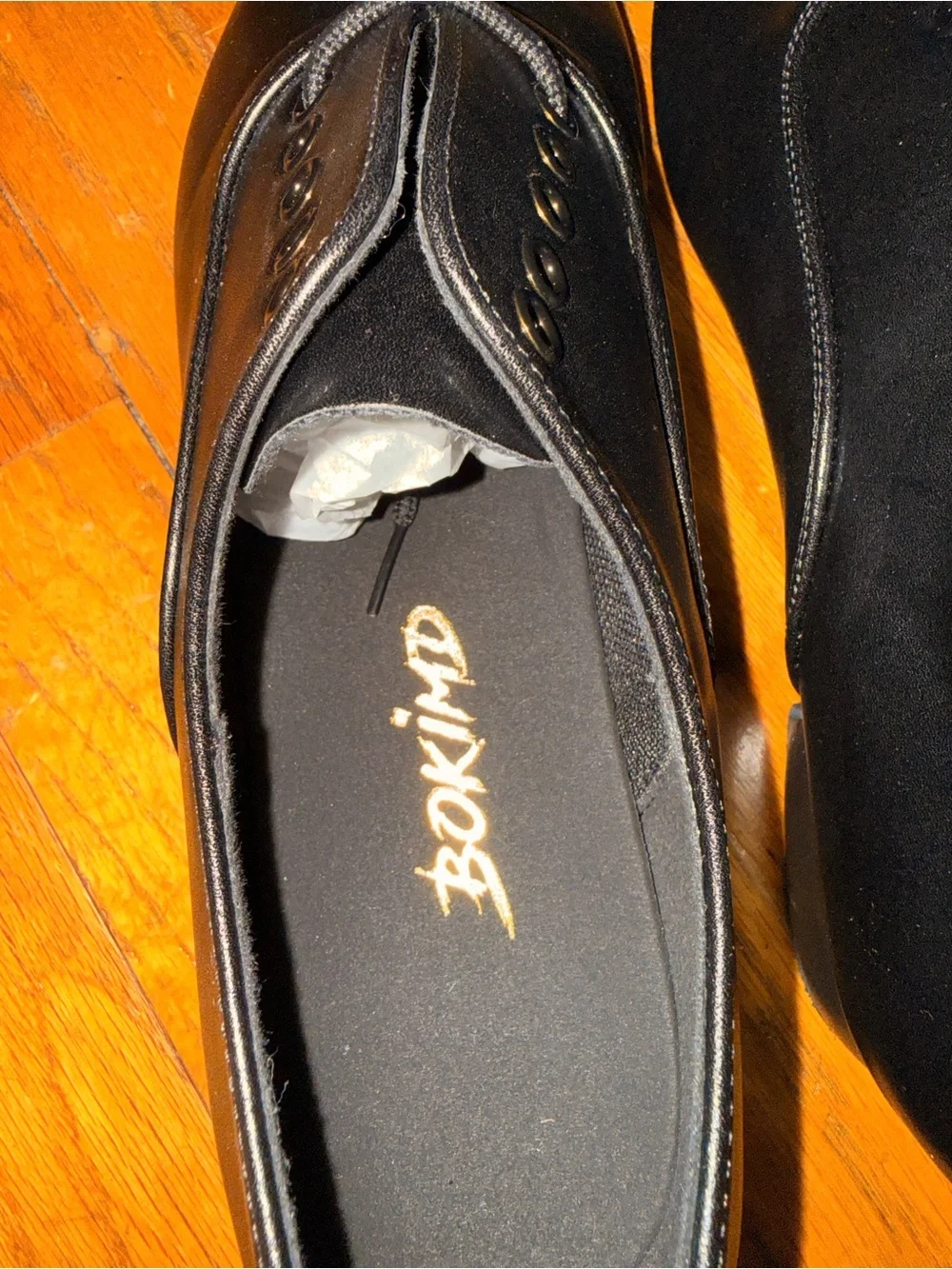Men's Black Slip-On Dance Dress Shoes